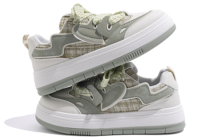 Lookbook (W) 环球低帮运动鞋‘白绿’ ZHQ9039WG