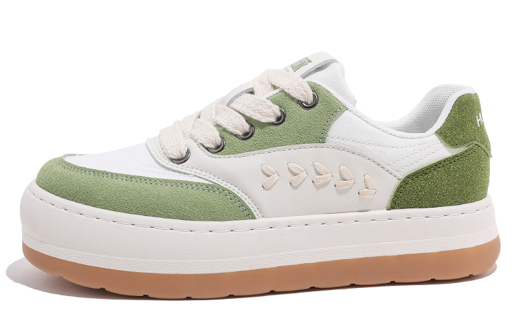 Buy (Women) Huanqiu Sneakers 'Beige Green' 'Wheat Smile Versatile' HQY-HW0526DG