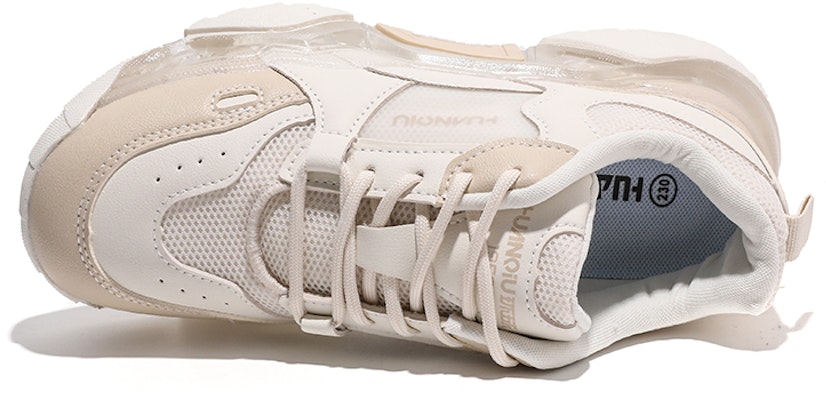 (W) Huanqiu Sepatu Dad Suede Kombinasi 'Beige' HQY-HH0180WH Lookbook (W) Huanqiu Sepatu Dad Suede Kombinasi 'Beige' HQY-HH0180WH