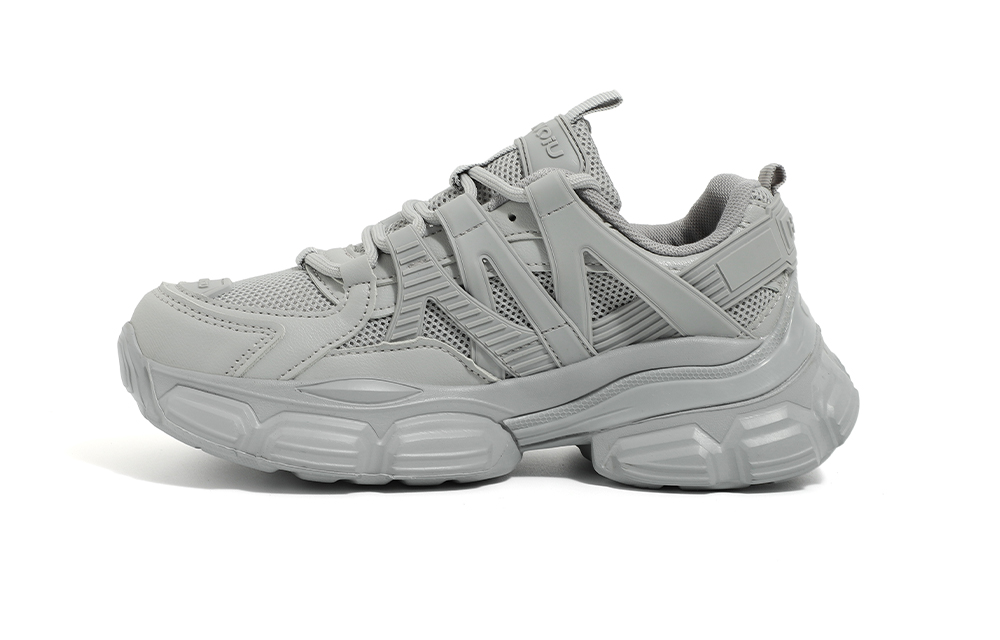 (W) Huanqiu Thick Sole Fashion Sneakers 'Beige Dad Shoe'