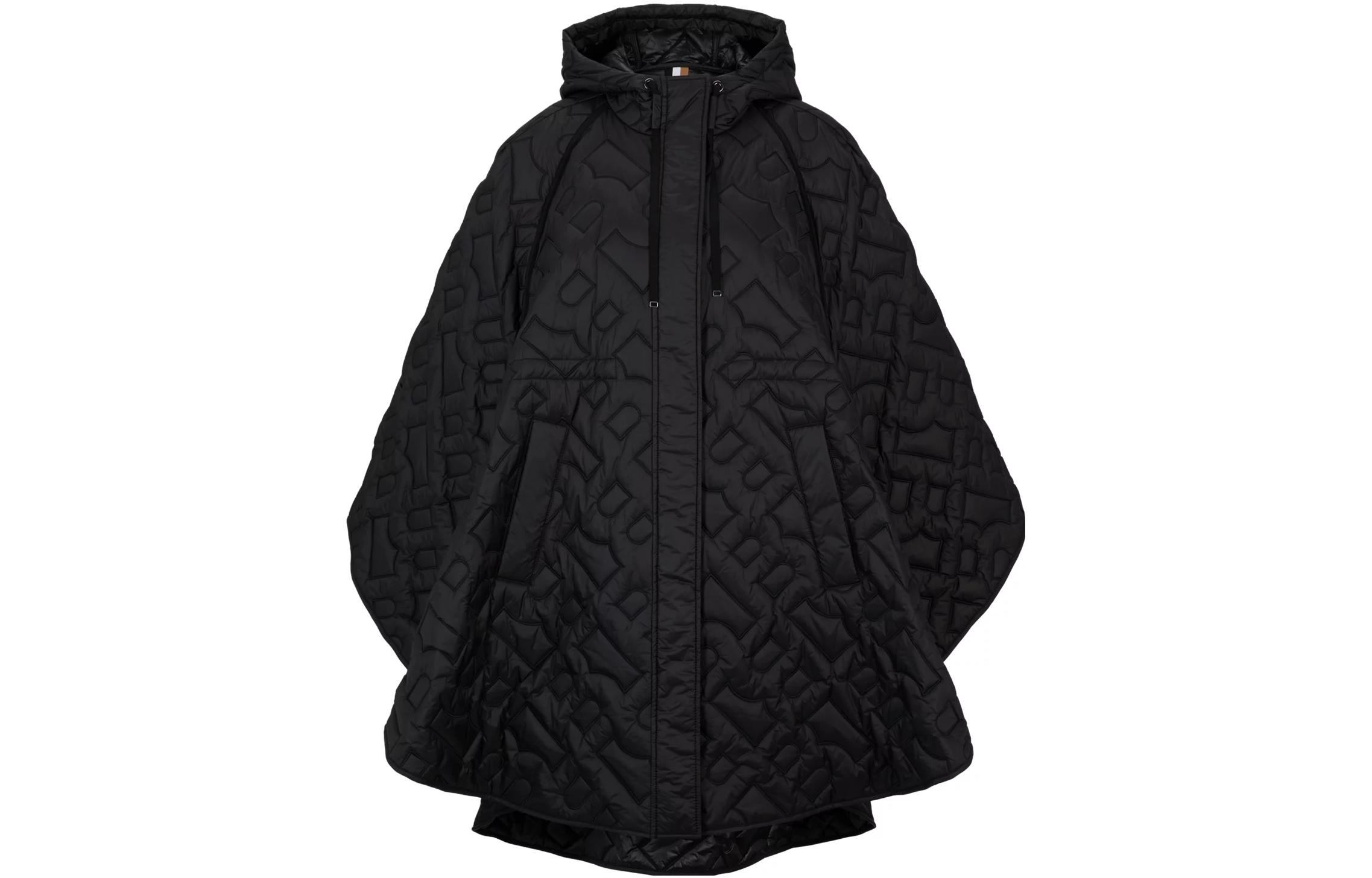 (Women) HUGO BOSS Black Longline Loose Fit Hooded Zip-Up Jacket 50510576-001