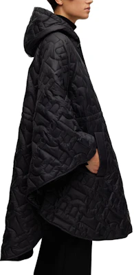 (W) HUGO BOSS 黑色長版寬鬆連帽拉鍊外套 50510576-001 Purchase (W) HUGO BOSS 黑色長版寬鬆連帽拉鍊外套 50510576-001