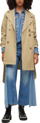 (W) HUGO BOSS SS23 雙排扣長袖風衣 卡其色。 50494572-269 Lookbook (W) HUGO BOSS SS23 雙排扣長袖風衣 卡其色。 50494572-269