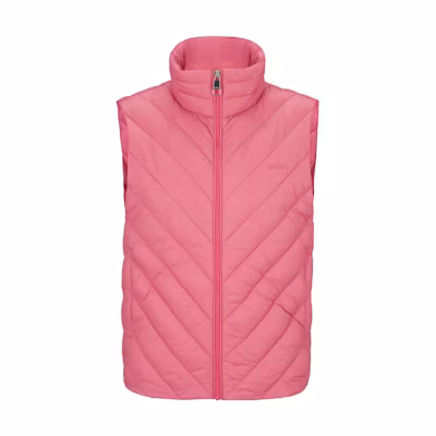 (Women) HUGO BOSS SS23 Water-Resistant Zip Vest Pink 50494258-668