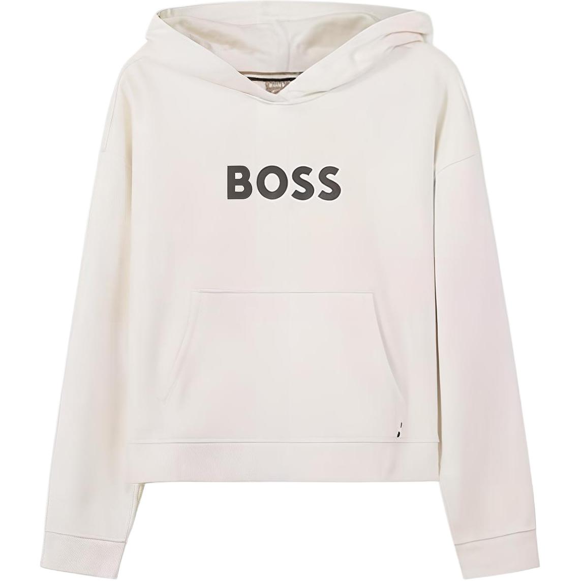 (Women) HUGO BOSS SS23 Logo Print Sweatshirt Off-White 50472199-118