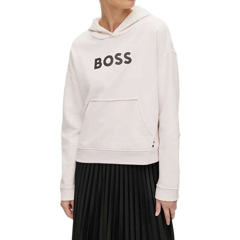 Shop (W) 雨果博斯 SS23 标志印花卫衣 米白色 50472199-118