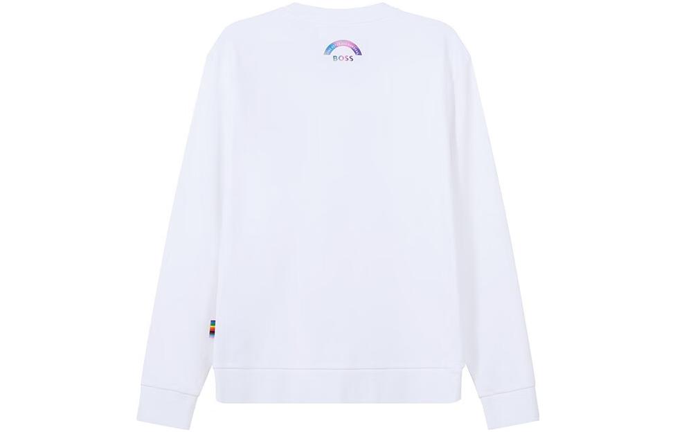 Lookbook (W) 雨果博斯 SS23 白色标志印花圆领长袖卫衣 50477836-100