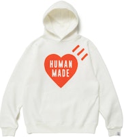 (Women) HUMAN MADE Hoodie with Pocket Logo Print Pullover Design. HM25CS017 (Women) HUMAN MADE Hoodie with Pocket Logo Print Pullover Design. HM25CS017
