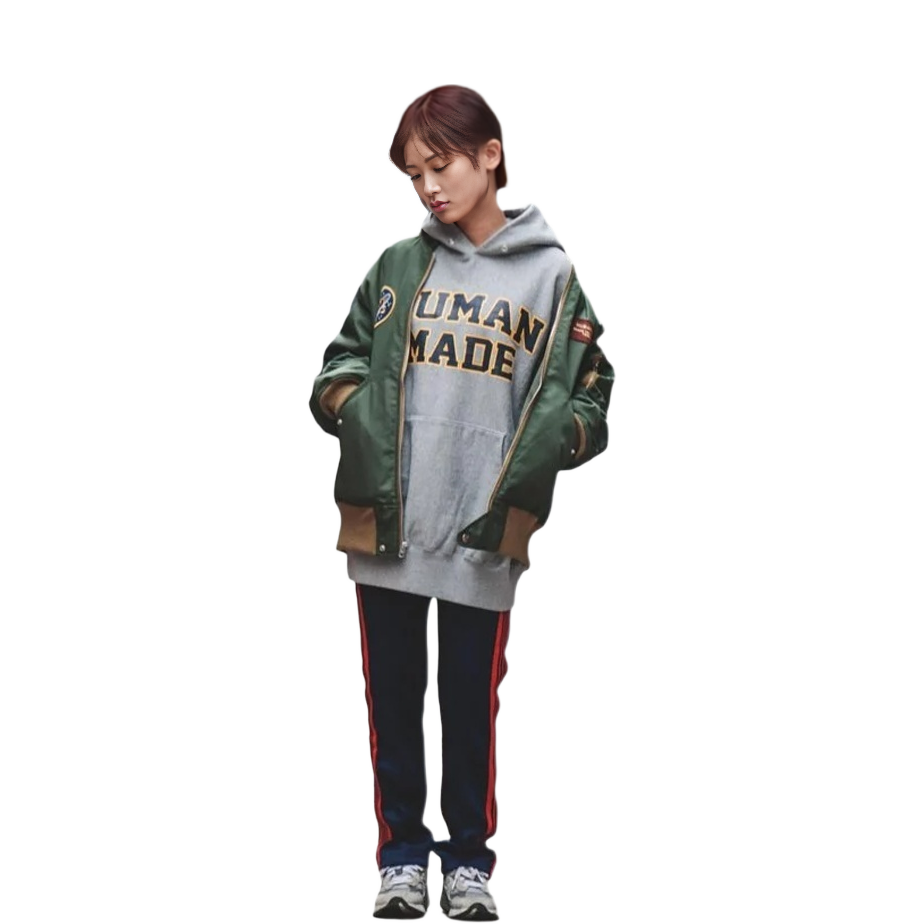 (Women) HUMAN MADE SS22 Letter Print Heart Embroidered Hoodie  Long Sleeve. HM23CS002 圖 6