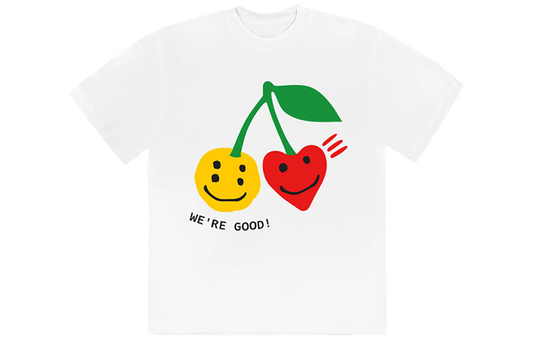 (Women) HUMAN MADE CPFM Cherry Smile Graphic T-Shirt. XX19TE001