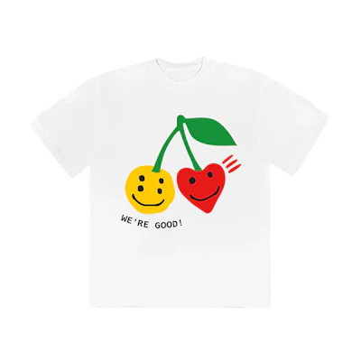 (Women) HUMAN MADE CPFM Cherry Smile Graphic T-Shirt. XX19TE001