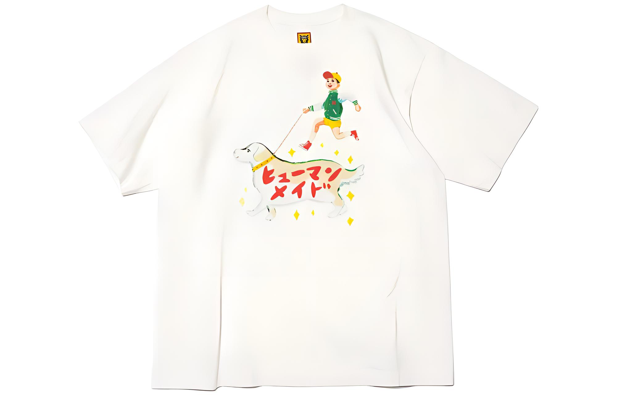 Buy (Women) HUMAN MADE x Keiko Sootome  White Cartoon Graphic T-Shirt. XX25TE004