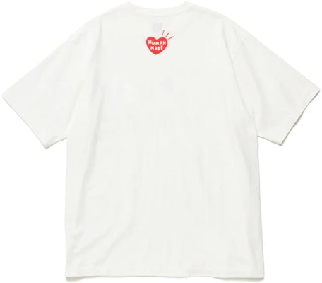 (Women) HUMAN MADE x Keiko Sootome White Cartoon Graphic T-Shirt. XX25TE004 Lookbook (Women) HUMAN MADE x Keiko Sootome White Cartoon Graphic T-Shirt. XX25TE004