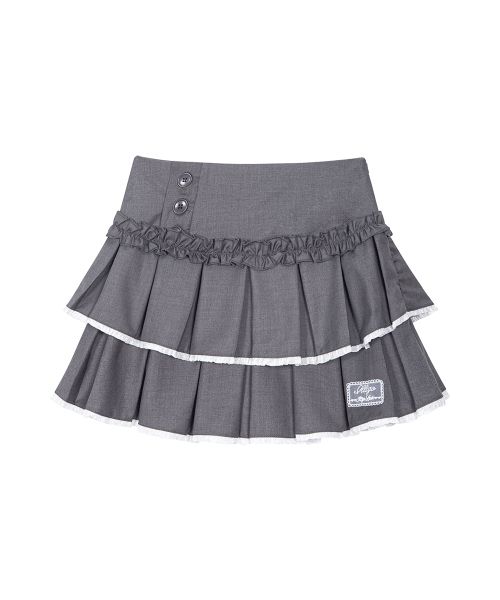 Shop (W) ILIGO Dolly 百褶迷你裙 深炭灰 26SMSK01CH