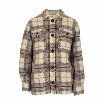 (Women) ISABEL MARANT Multicolor Checkered Single-Breasted Jacket MA080520A022E-90BE