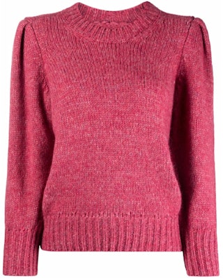 (W) ISABEL MARANT Sweater Rajut Pink Lengan Draped. PU155021A038I-40PK Buy (W) ISABEL MARANT Sweater Rajut Pink Lengan Draped. PU155021A038I-40PK