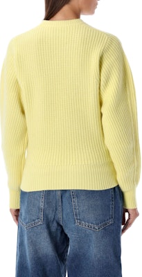 (W) ISABEL MARANT Solid Knit Crewneck Pullover Sweater Kuning Muda PU0239FAA1L45I10LY Lookbook (W) ISABEL MARANT Solid Knit Crewneck Pullover Sweater Kuning Muda PU0239FAA1L45I10LY