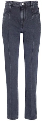 (Women) ISABEL MARANT ÉTOILE SS22 Black Solid Button Casual Denim Pants PA207122P022E-02FK Buy (Women) ISABEL MARANT ÉTOILE SS22 Black Solid Button Casual Denim Pants PA207122P022E-02FK