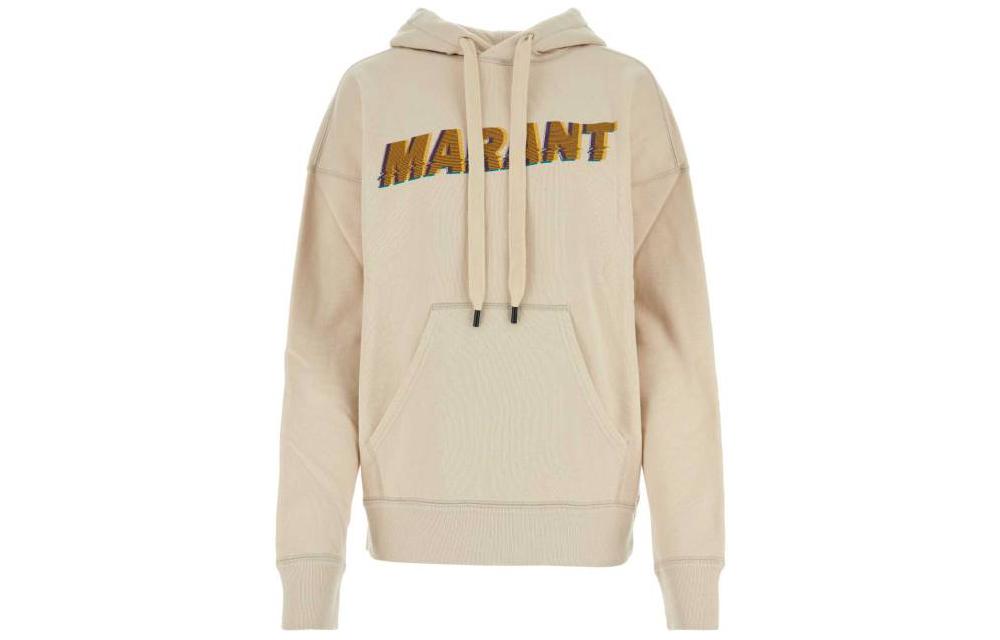 Order (W) イザベル マラン ホワイト オーバーサイズ フーディー レタープリント入り SW0001FAA1M82EECOR