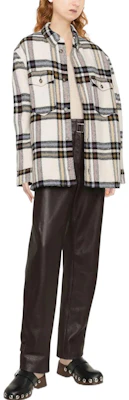 (W) Chaqueta-Camisa de Cuadros ISABEL MARANT ETOILE FW22 Mujer Multicolor. MA126922A013E23EC Lookbook (W) Chaqueta-Camisa de Cuadros ISABEL MARANT ETOILE FW22 Mujer Multicolor. MA126922A013E23EC