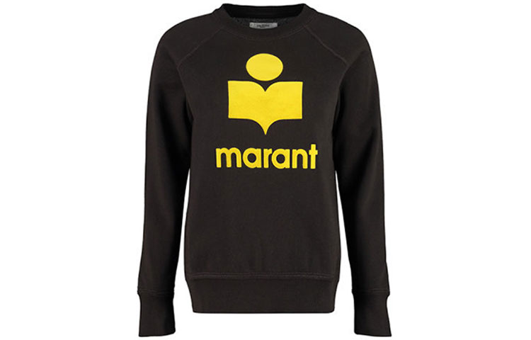 (Women) ISABEL MARANT ETOILE Graphic Print Crewneck Long Sleeve Sweatshirt SW003721A037EYWFK