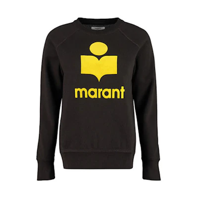 (Women) ISABEL MARANT ETOILE Graphic Print Crewneck Long Sleeve Sweatshirt SW003721A037EYWFK