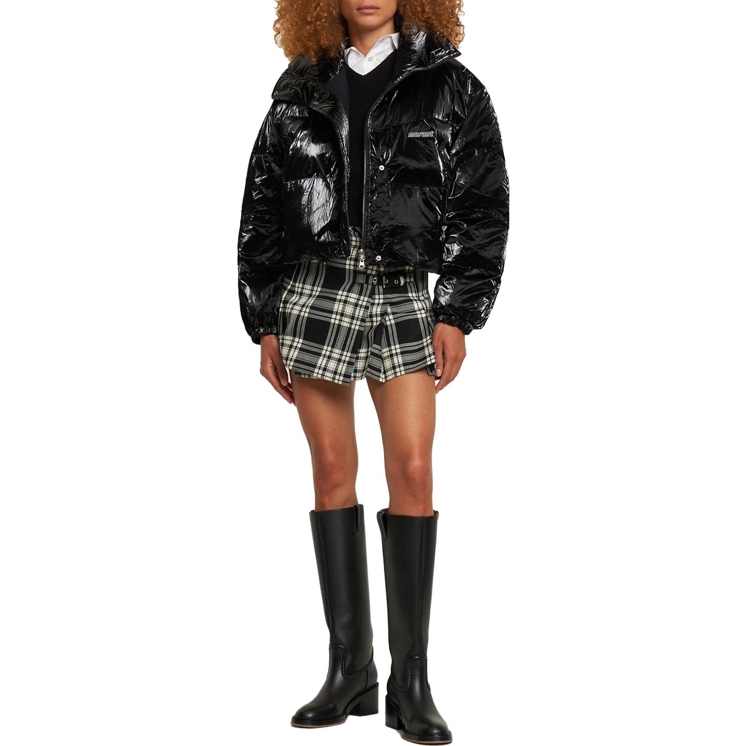 Shop (W) ISABEL MARANT ÉTOILE Chaqueta Acolchada Brillante Negra MA0129FAA3C49E-01BK