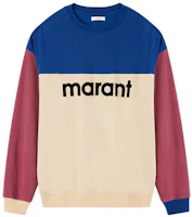 (Women) ISABEL MARANT ETOILE SS22 Multicolor Printed Pullover Sweatshirt Women SW0338-22P050E (Women) ISABEL MARANT ETOILE SS22 Multicolor Printed Pullover Sweatshirt Women SW0338-22P050E