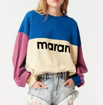 (W) ISABEL MARANT ÉTOILE SS22 Sudadera Multicolor Estampada Mujer SW0338-22P050E Lookbook (W) ISABEL MARANT ÉTOILE SS22 Sudadera Multicolor Estampada Mujer SW0338-22P050E