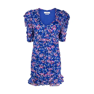 (Women) ISABEL MARANT Floral Print Puff Sleeve Dress RO210222P032E-30EB