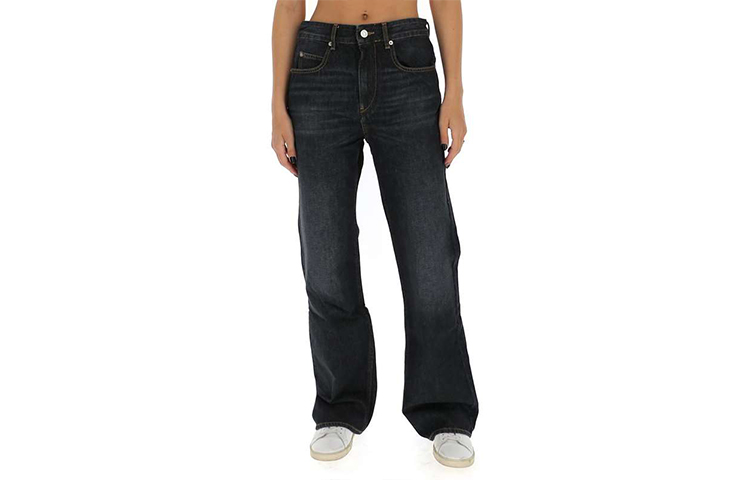 (Women) ISABEL MARANT FW21 Washed Casual Jeans Women 21APA168121A016E02FK