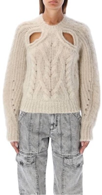 (W) イザベルマラン FW22 ベージュ ニットセーター ソリッドホロウアウトデザイン 22HPU203322H039I-90BE Order (W) イザベルマラン FW22 ベージュ ニットセーター ソリッドホロウアウトデザイン 22HPU203322H039I-90BE