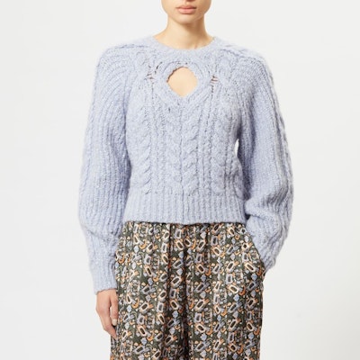 (W) イザベル マラン FW23 ノエリー ラベンダー フレンチ ニット プルオーバー セーター PU0213FA-A3L63I-NOELYS Shop (W) イザベル マラン FW23 ノエリー ラベンダー フレンチ ニット プルオーバー セーター PU0213FA-A3L63I-NOELYS