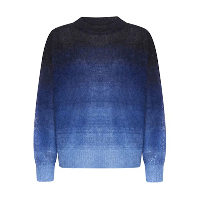 (Women) ISABEL MARANT Gradient Pullover Sweater Blue 21APU124421A049E-30NA