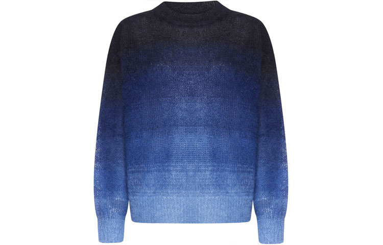 Order (W) ISABEL MARANT Gradient Pullover Sweater Biru 21APU124421A049E-30NA