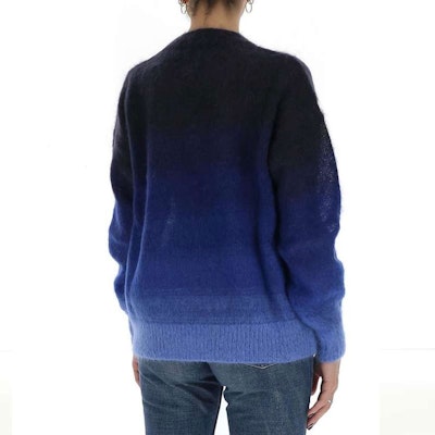 (W) ISABEL MARANT Gradient Pullover Sweater Biru 21APU124421A049E-30NA Shop (W) ISABEL MARANT Gradient Pullover Sweater Biru 21APU124421A049E-30NA