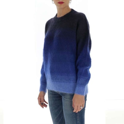 (W) ISABEL MARANT Gradient Pullover Sweater Biru 21APU124421A049E-30NA Purchase (W) ISABEL MARANT Gradient Pullover Sweater Biru 21APU124421A049E-30NA
