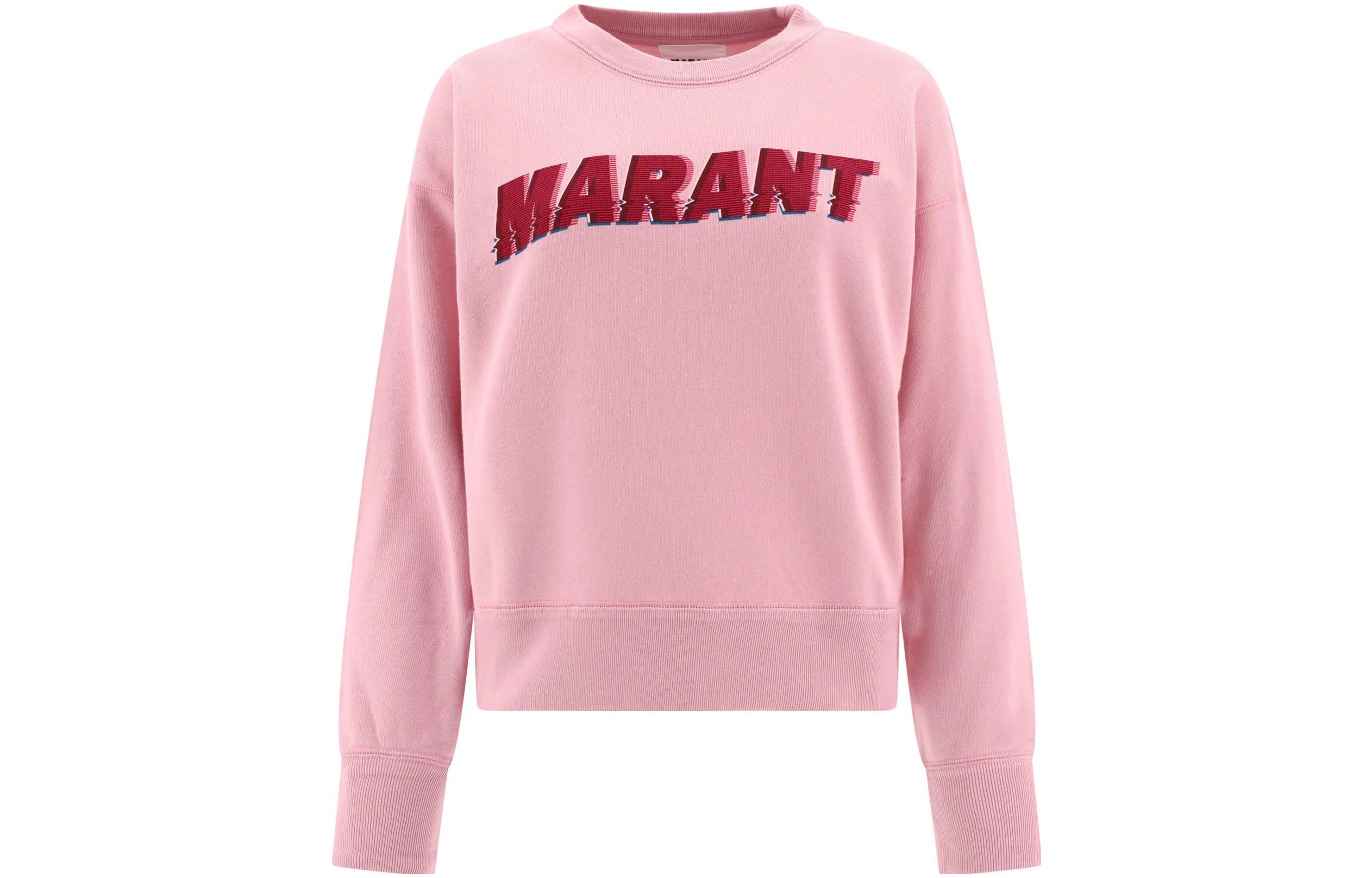 (Women) ISABEL MARANT Pullover Letter Printed Sweatshirt 23PSW0011FAA1M82ELPPK