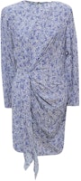 (Women) ISABEL MARANT Women’s Blue Geometric Print Long Sleeve Short Dress. RO0015FBB1J02E30BU (Women) ISABEL MARANT Women’s Blue Geometric Print Long Sleeve Short Dress. RO0015FBB1J02E30BU