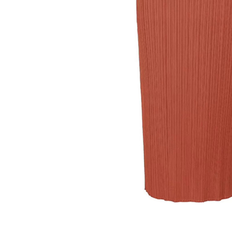 Purchase (W) ISSEY MIYAKE 橙色無袖條紋高領中長連衣裙 PP41JH147-26