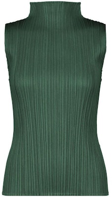 (W) ISSEY MIYAKE 實色百褶修身無袖高領上衣。 PP55JK802-24 Lookbook (W) ISSEY MIYAKE 實色百褶修身無袖高領上衣。 PP55JK802-24