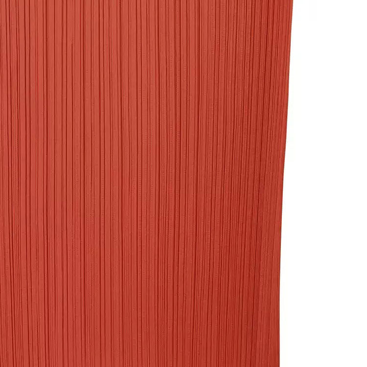 Details for (W) ISSEY MIYAKE 女士橙紅色百褶針織長裙 PP41JG146-26