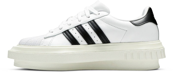 (女性)Ivy Park x adidas Superstar 平臺鞋 'Cloud White' FY7730 Lookbook (女性)Ivy Park x adidas Superstar 平臺鞋 'Cloud White' FY7730