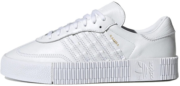 adidas originals Samba 復古運動 輕便防滑 低筒 板鞋 女款 白 Buy adidas originals Samba 復古運動 輕便防滑 低筒 板鞋 女款 白