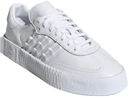 adidas originals Samba 復古運動 輕便防滑 低筒 板鞋 女款 白 Lookbook adidas originals Samba 復古運動 輕便防滑 低筒 板鞋 女款 白