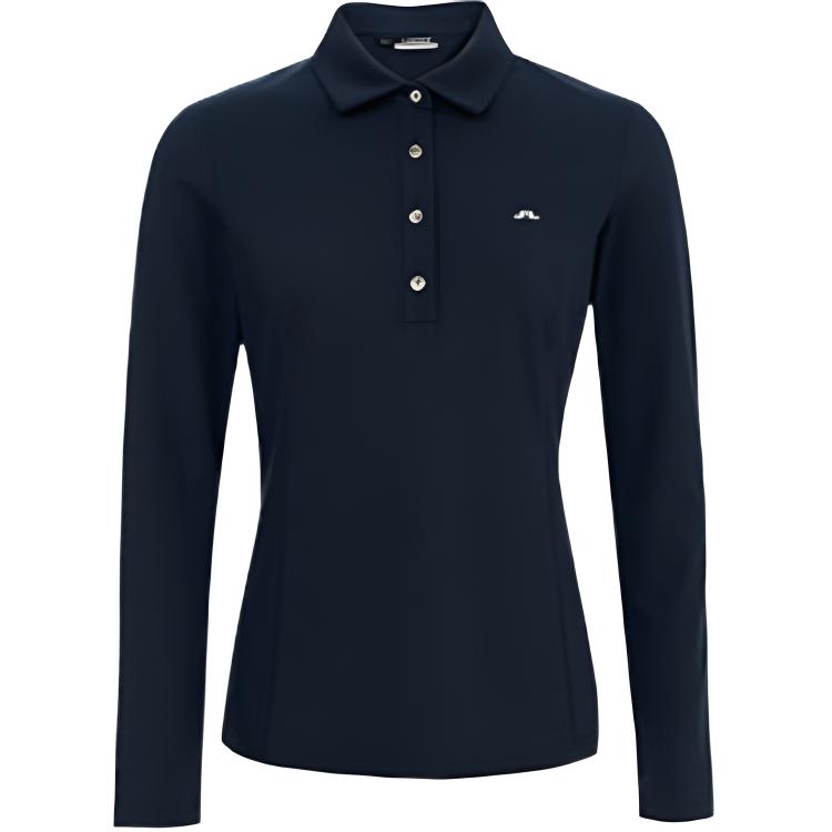 (Women) J.Lindeberg Antibacterial Golf Polo Long Sleeve - Active Series 52533Y010