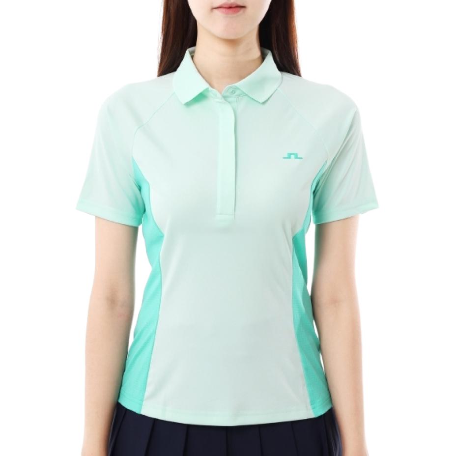 (Women) J.Lindeberg Golf Polo Shirt with Logo - Short Sleeve GWJT16395-O047