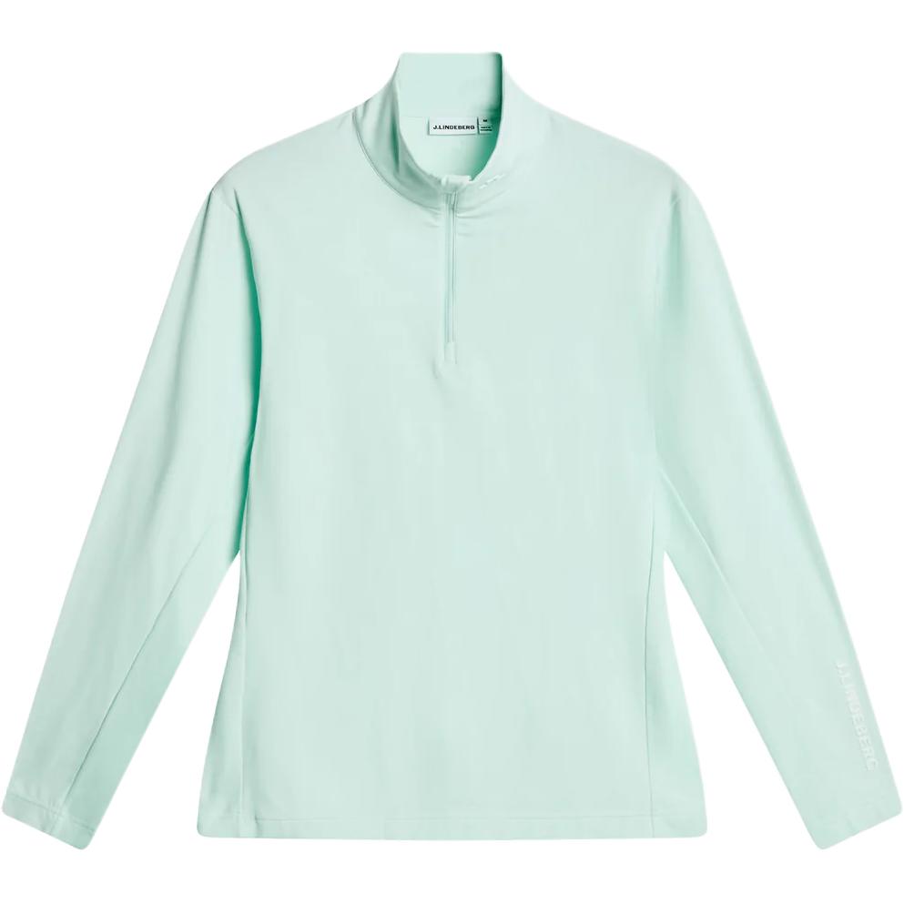 (Women) J.Lindeberg Golf Shirt - Moisture-Wicking, Warm, Comfortable Long Sleeve GMJS14695-O047