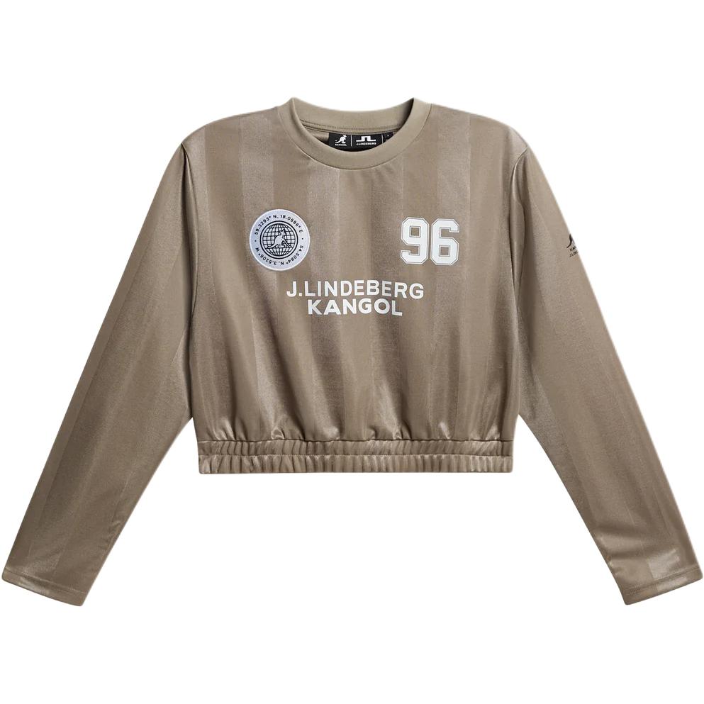 (Women) J.Lindeberg Lettering Numeric Crewneck Long-Sleeve Football Jersey AWJT14201-E085