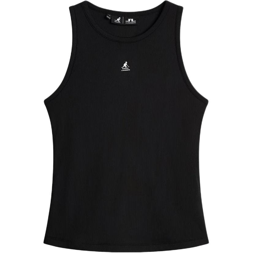 (Women) J.Lindeberg Slim-Fit Ribbed Moisture-Wicking Tank Top AWJT14200-9999